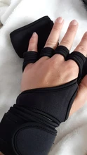 Guantes de entrenamiento para levantamiento de pesas para hombre y mujer, protector de manos para gimnasio, 1 par, para acondicionamiento físico, deportes, Body Building, agarraderas de gimnasia, novedad