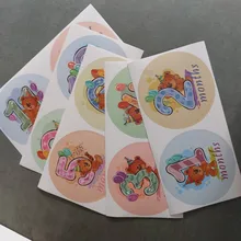 12 Uds mes pegatina bebé hito Memorial mensual niños recién nacidos conmemorativa número de tarjeta accesorios utillería de fotografía