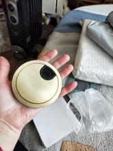 NAIERDI-Base de agujero de Cable de escritorio, aleación de Zinc, ojal de ordenador, mesa, puerto de salida, superficie, caja, muebles, Hardware