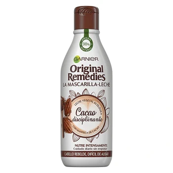 Hair Mask ORIGINAL REMEDIES leche y cacao Garnier (300 ml)
Hair Mask ORIGINAL REMEDIES leche y cacao Garnier (300 ml)