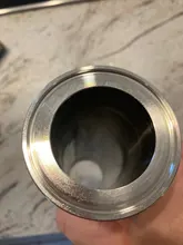 Tri Spool-Tube Ferrule-Clamp Clamp-Type Sanitary 1-1/2-SS304 with 100mm 19-76mm