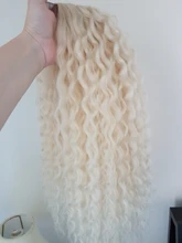 Noble Wave-mechones de pelo con cierre, cabello rubio degradado, plateado y gris, 9 unidades/Paquete de 20 pulgadas, extensiones de cabello sintético