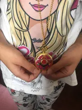 Reloj de bolsillo colorido de Sailor Moon para niños, colgante Vintage, regalo para mujer, Fob, relojes de bolsillo, cadena, collar, venta al por mayor