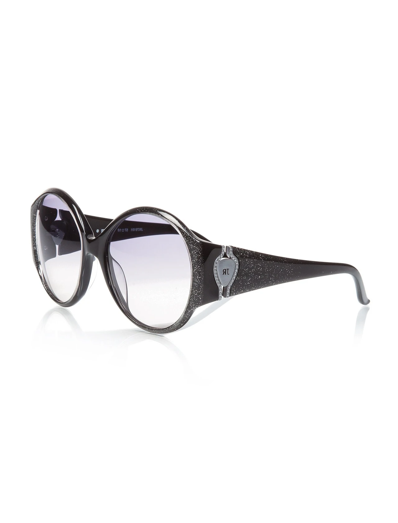 

Women's sunglasses jr 781 01 57 bone black organic round round 57-18-135 john richmond