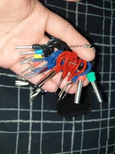 Nueva Herramienta de extracción de Terminal de coche enchufe de cable conector Extractor de liberación Kit Extractor de clavijas para coche Reparación de enchufe herramienta con bolsa de almacenamiento