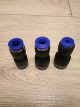 Accesorios Neumáticos Conector recto PU/PG 4-16mm OD manguera reductora 8-6mm plástico empuje en conector rápido Conexión de aire fontanería