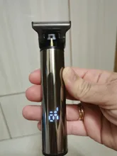 Maquinilla para afeitado de cabeza T recargable, recortadora t-outliner, afeitadora de peluquero, Vintage, inalámbrica, corte de pelo, hombre