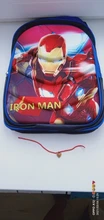 Mochila escolar de Iron Man para niños, mochilas para adolescentes, Capitán América, guardería, novedad