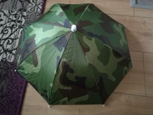 Sombrilla portátil para la lluvia, sombrero verde militar plegable para Pesca al aire libre, sombrilla impermeable para acampar, sombreros de Pesca, sombreros para la cabeza de playa