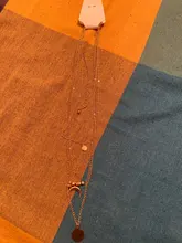 Tocona-collar con colgante de moneda de Concha de Oro Vintage para mujer y niña, collares de capas de Metal bohemios, Gargantilla, joyería para mujer