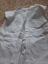 Womens Tops Blouses Padded Shoulder-Top Ootn-Stand-Collar Sleeveless Shirts Office Chic