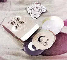 45 unids/pack Kawaii Luna corazón etiqueta engomada de papel pegatinas de papel marcador de libro diario etiqueta decorar Escuela de papelería Scrapbooking sl2661