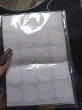 Soporte de pegamento desechable para pestañas, paleta de pegamento para extensión de pestañas, almohadillas, piedra de jade, tamaño pequeño de 100 cm, 2,5 Uds.