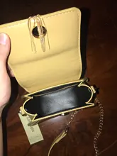 Longlight-Bolso de hombro de piel sintética para mujer, bandolera hexagonal de cuero sintético, con cadena, lijado