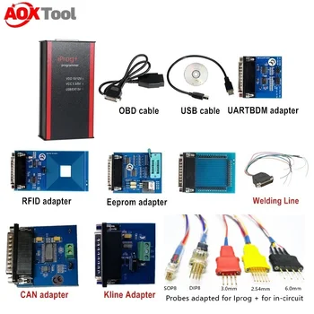 Latest Version Iprog+ Iprog Pro with IR MB Adapter for Odometer Correction Mileage Adjustment Car Key Programmer Airbag Reset
Latest Version Iprog+ Iprog Pro with IR MB Adapter for Odometer Correction Mileage Adjustment Car Key Programmer Airbag Reset