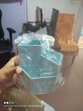 Portalápices de escritorio multifunción, estuche de almacenamiento para oficina y escuela, caja de plástico colorida, organizador creativo de lápices, accesorios