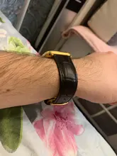 Correa para Apple watch 6, banda de 44mm, 40mm, hebilla de mariposa, Iwatch, 42mm, 38mm, pulsera de cuero para series 5 4 3 2 SE