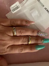 Vnox-Anillos de boda Temperamento para mujeres y hombres, joyería CZ de acero inoxidable, pedrería, regalo personalizado para aniversario, compromiso