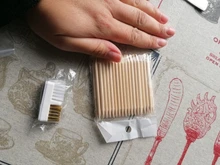 Taladro eléctrico para manicura, cepillo de limpieza, broca, herramienta de limpieza, brocha de alambre de cobre, brocas para odontología, 1 unidad