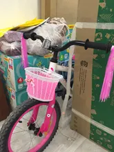 Front-Handlebar-Basket Streamers Tricycles Scooters Bike Kids Pink/purple Retro for Tassels