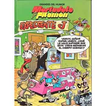 Great MORTADELO HUMOR and FILEMON File J #1 year 1996, ED. Front page, 1ª Reedition, author F. IBANEZ, HUMOR
Great MORTADELO HUMOR and FILEMON File J #1 year 1996, ED. Front page, 1ª Reedition, author F. IBANEZ, HUMOR