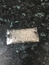 Anillos abiertos de Metal de 4/6/8mm, conectores de anillos partidos para fabricación de joyas