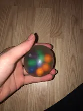 Bola colorida antiestrés calmante para la cara para niños, juguete para la salud para aliviar el Autismo