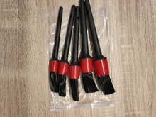 5 uds lavado de coche detallado de coches cepillo de limpieza automática herramientas de limpieza de coche detallando conjunto accesorios para el tablero de aire cepillo de limpieza de salida