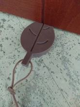 Hojas forma de goma de silicona de Tope de puerta tapones bloque puerta niños Anti-carpeta de la mano de la seguridad del Hotel Puerta de horca tarjeta Tope de puerta