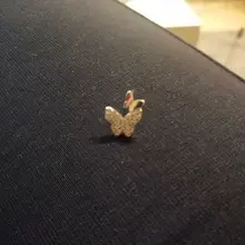 Pendientes de mariposa plateados de Plata de Ley 925 con circón para mujer, joyería de moda para mujer, aretes de regalo para fiesta coreana