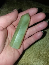 Copos de nieve naturales de punto cristalino, Jade curativo, Obelisco, varita de cuarzo, adorno de obelisco para decoración del hogar, pirámide de piedra de Reiki de energía, 1 ud.