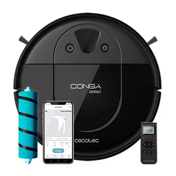 Robot Vacuum Cleaner Cecotec Conga 2690 2700 Pa 2600 mAh WiFi 5 GHz Black
Robot Vacuum Cleaner Cecotec Conga 2690 2700 Pa 2600 mAh WiFi 5 GHz Black