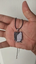 Ataque en collar de titanio alas de la libertad Eren Scout legión de guardia de la policía militar aprendiz escuadrón colgante Anime de la joyería