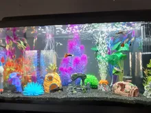 Aquarium Decorative Turf-Ornaments Landscape-Accessories Simulation-Plant Plastic 1pcs/artificial