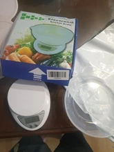 Báscula de cocina de 5KG/1G, balanza electrónica LCD adecuada para cocina doméstica