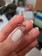 ROXI-Pendientes Vintage creativos de serpiente para mujer, de Plata de Ley 925 con Clip, regalo gótico para fiesta, sin Piercing