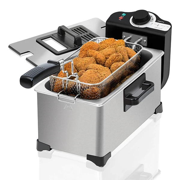 Фритюрница с глубоким содержанием жира Cecotec Cleanfry 3L 2000W из нержавеющей стали |