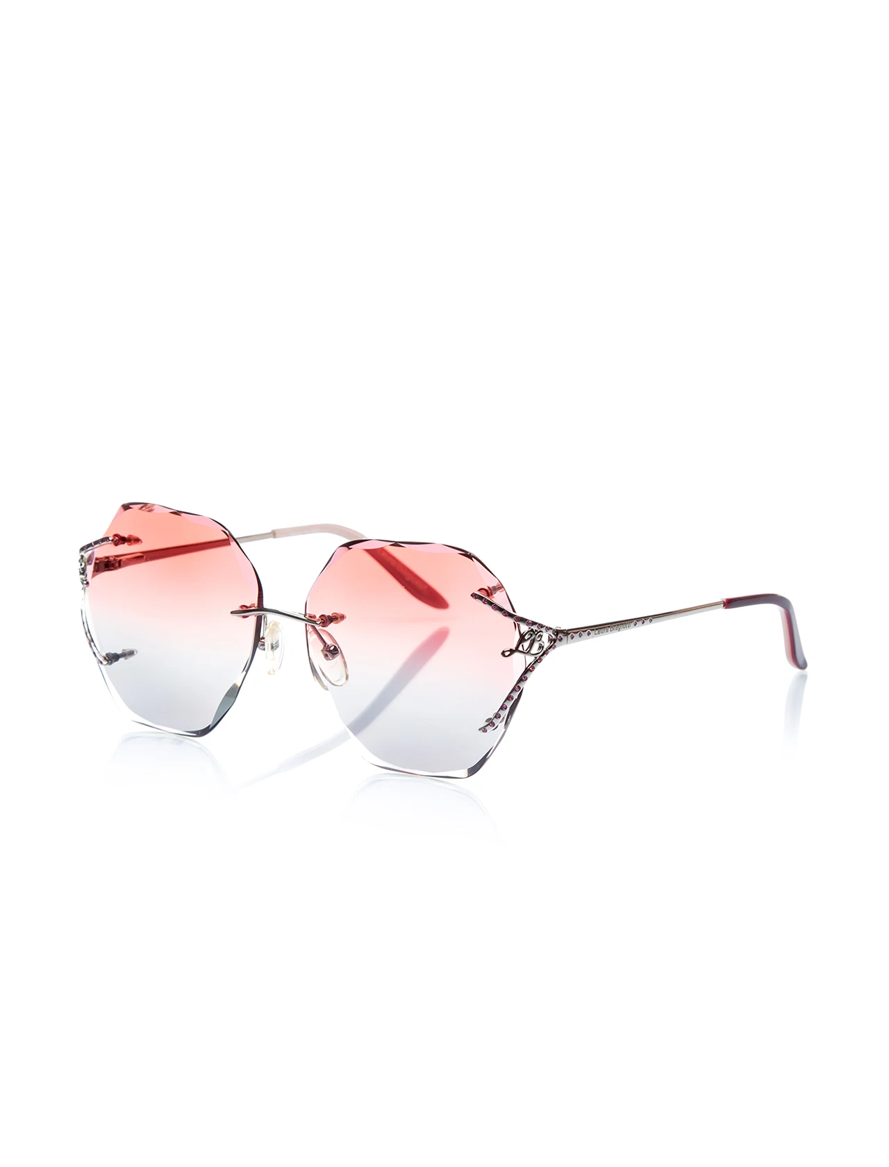 

Women's sunglasses lb 003 p09 c58 metal silver polycarbonate oval aval 58-15-135 laura biagiotti