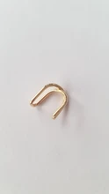 Clips de oreja cruzados/paralelas para mujer y niña, joyería sencilla de Charming, pendiente sin Piercing, 1 Uds.