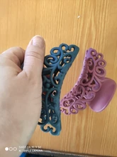 Hairpins Crab Hearwear-Hair Plastic Women for Scrub Hollow-Out Carving Large-Size New-Arrival