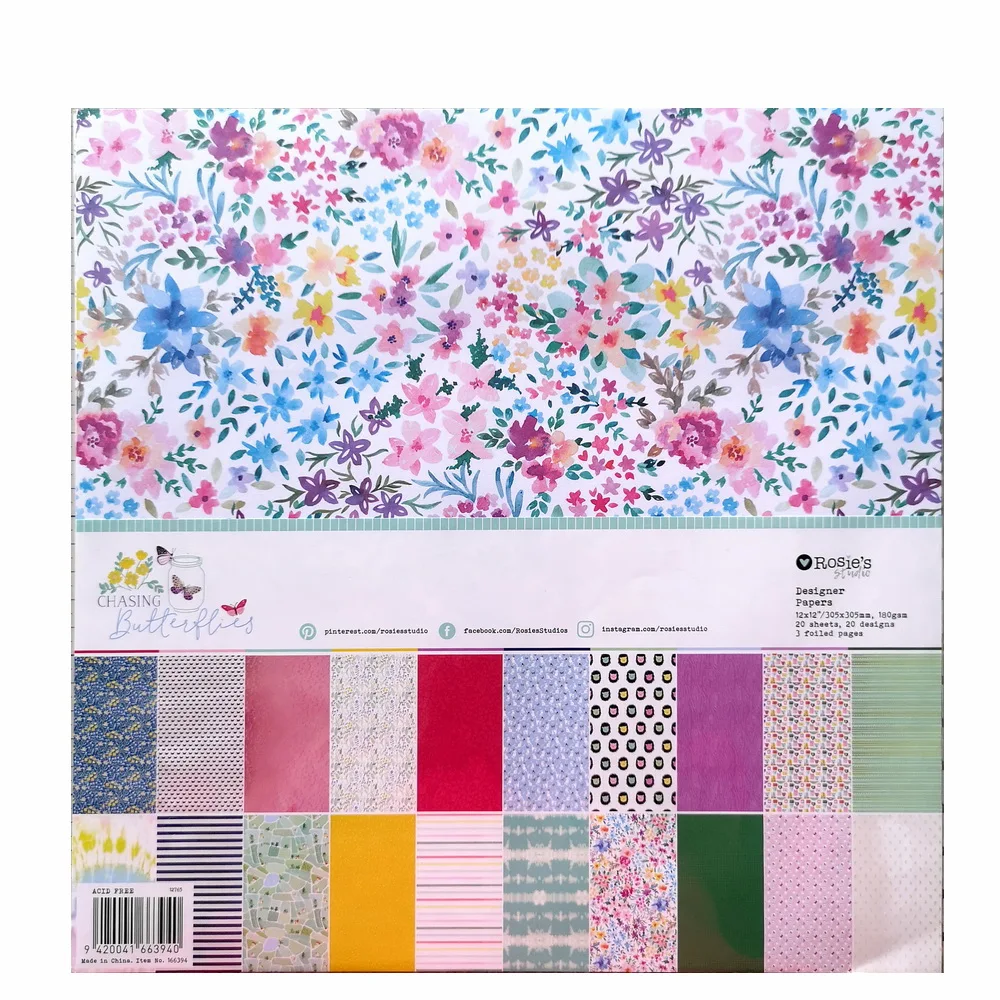 CRZCrafter 12"x12 Inch Scrapbooking Paper 20 sheets Craft Paper Background Decorative Pattern Designer Pack Acid Free 305x305mm
CRZCrafter 12"x12 Inch Scrapbooking Paper 20 sheets Craft Paper Background Decorative Pattern Designer Pack Acid Free 305x305mm