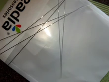 Agujas para adornos de cuentas, herramientas de acero inoxidable con apertura Central curvada, alfileres para hilo de cuentas, fácil fabricación de joyas, 5/1 Uds.