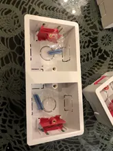 2-Gang Dry-Lining-Box Switch-Box Cassette Gypsum-Board Wall-Socket Coswall Plasterboad-Drywall