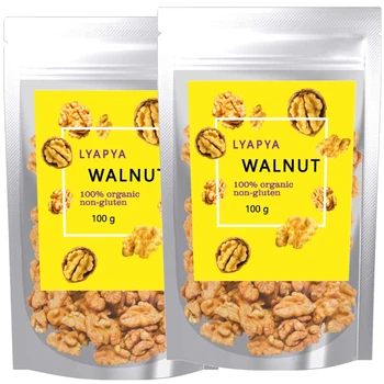 Walnut peeled 2 packs of 100 gr. Lyapya
Walnut peeled 2 packs of 100 gr. Lyapya