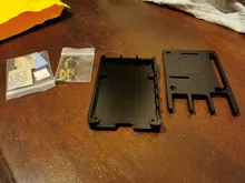 Enclosure-Box Case Raspberry Pi CNC Cooling Shell Black 4 Metal for 4-Model/b Passive