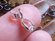 50 unids/lote 5x14mm 6x17mm 8x20mm 7 colores colgantes plateados broches conectores cuentas de cobre cuentas de bola hallazgos de joyería