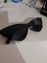 Moda lindo Sexy señoras ojo de gato gafas de sol de las mujeres Vintage Retro pequeño Triangular Cateye gafas Mujer al aire libre gafas