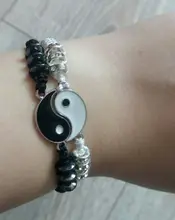 1 par pulsera Retro chino Tai Chi chismes desterrar mala suerte mano cuerda tejida BFF mejor amigo joyería de amistad