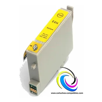 Epson T0614 yellow compatible Stylus D68, D88, DX3800, DX3850, DX4200, amplifiers, DX4800, DX4850, D88PE, T0611, T0612, T0613 
Epson T0614 yellow compatible Stylus D68, D88, DX3800, DX3850, DX4200, amplifiers, DX4800, DX4850, D88PE, T0611, T0612, T0613