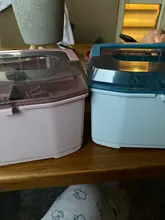 Portátil de almacenamiento caja de Medicina de plástico engrosada de doble-capa Kit de Casa de Kit de primeros auxilios caja de medicinas portátil